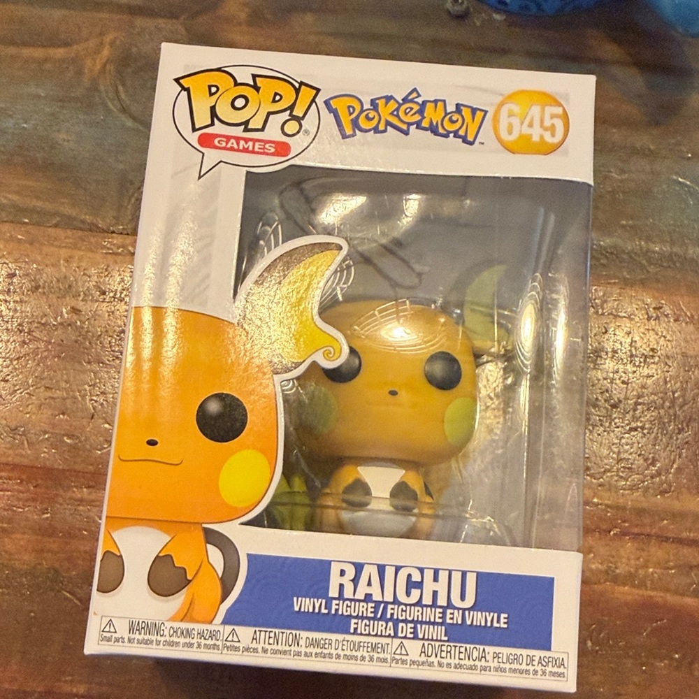 Funko Pop! Games Pokémon Raichu Vinyl Figure Yellow & Black